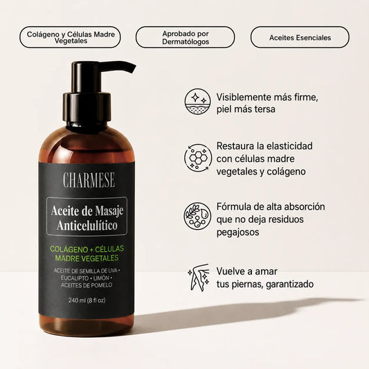 CHARMESE Aceite de Masaje Anticelulítico